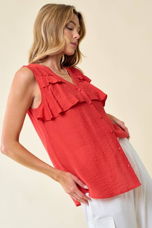 Rufus Ruffle Top