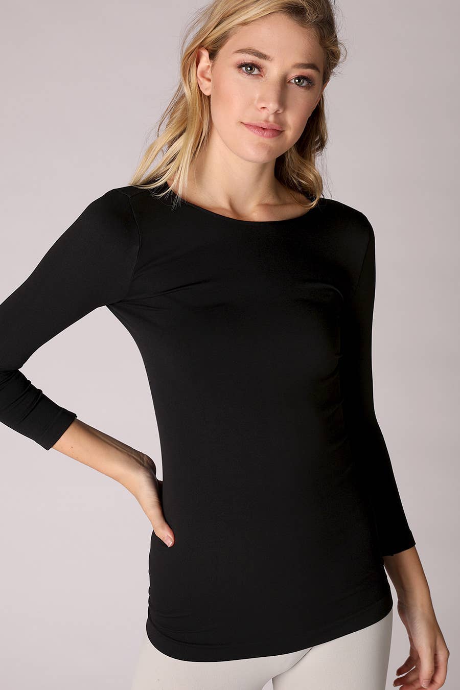 Gretta 3/4 Sleeve Crew Neck Top