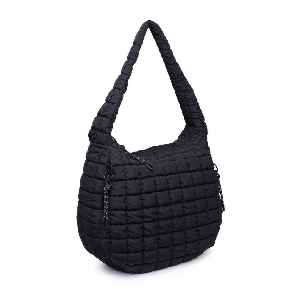 Sol and Selene Revive Quilted Puffer Nylon Hobo Handbag (2 Colors!)