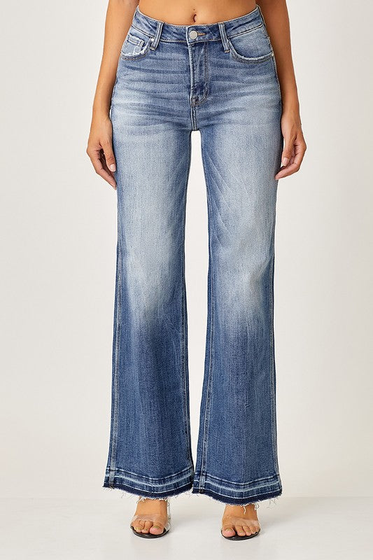 RISEN Vanessa High Rise Wide Jeans