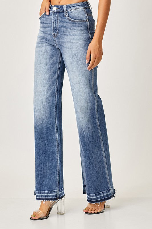 RISEN Vanessa High Rise Wide Jeans