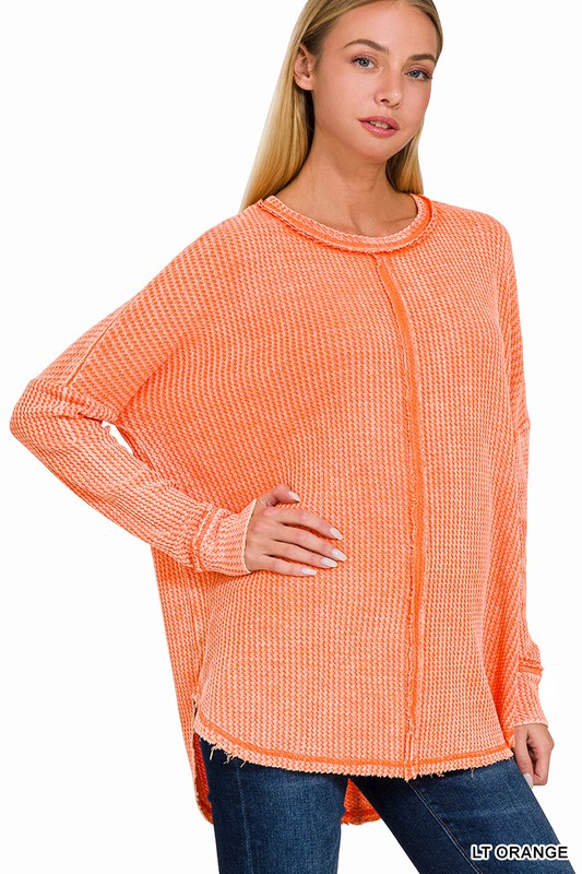 Ambrose Waffle Knit Top