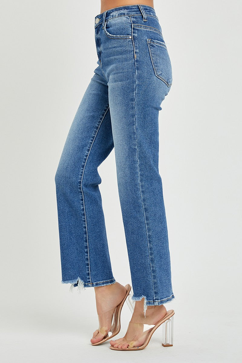 RISEN Darling High Rise Straight Jeans