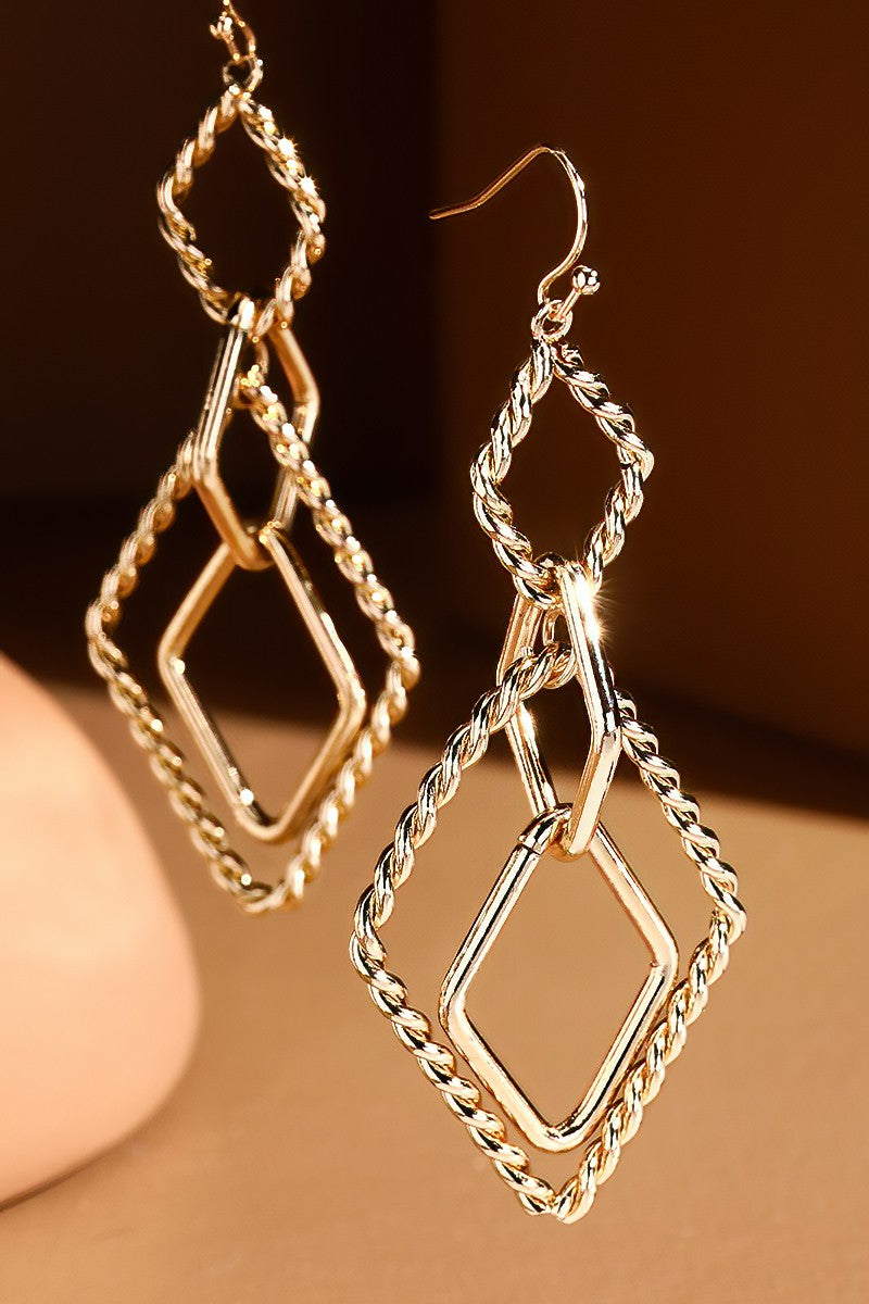 Datra Diamond Layer Earrings (2 Colors!)