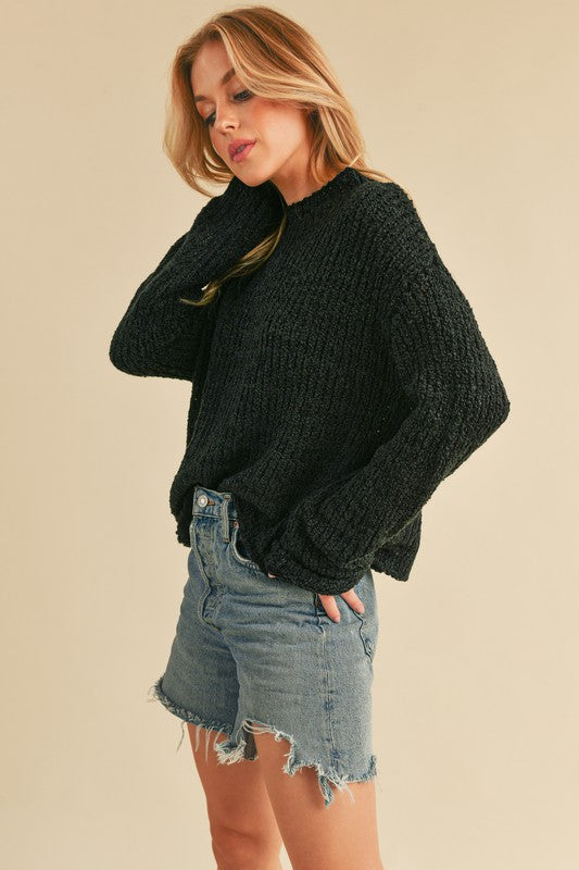 Irma Black Sweater FINAL SALE