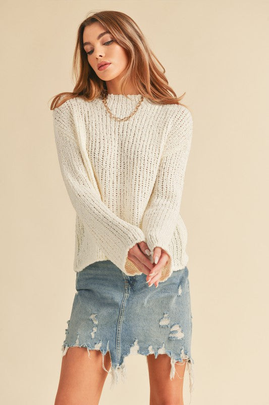 Irma White Sweater