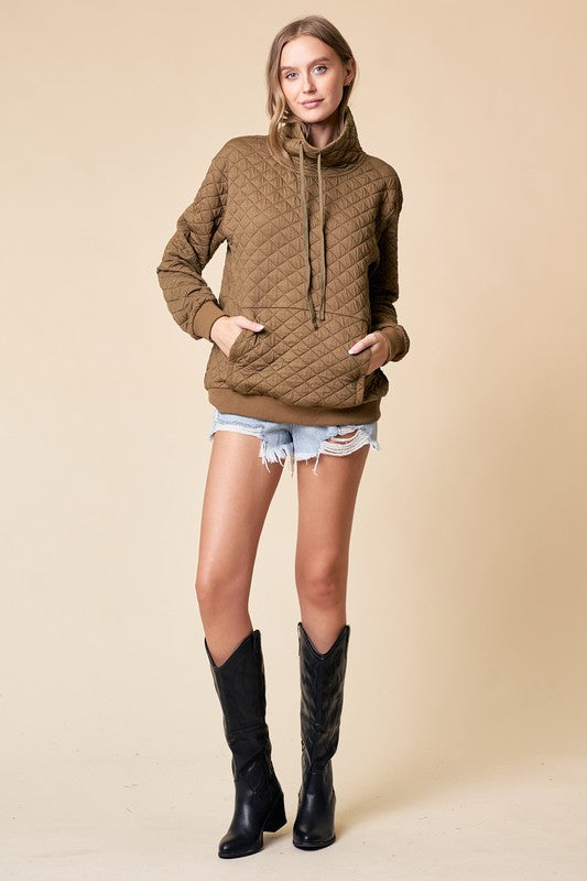 Chase Quilted Pull Over FINAL SALE