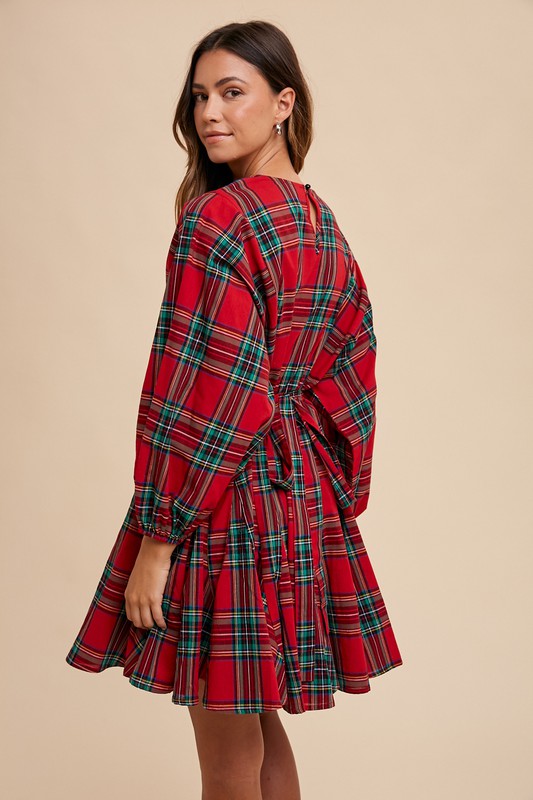 Ursula Plaid Flair Dress FINAL SALE