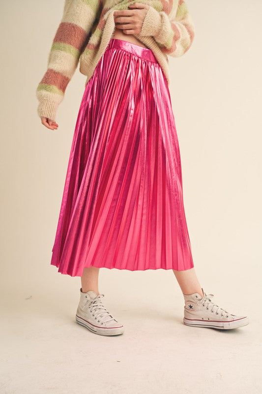 Gara Pleated Skirt