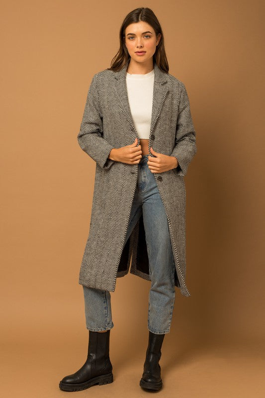 Baker Herringbone Coat