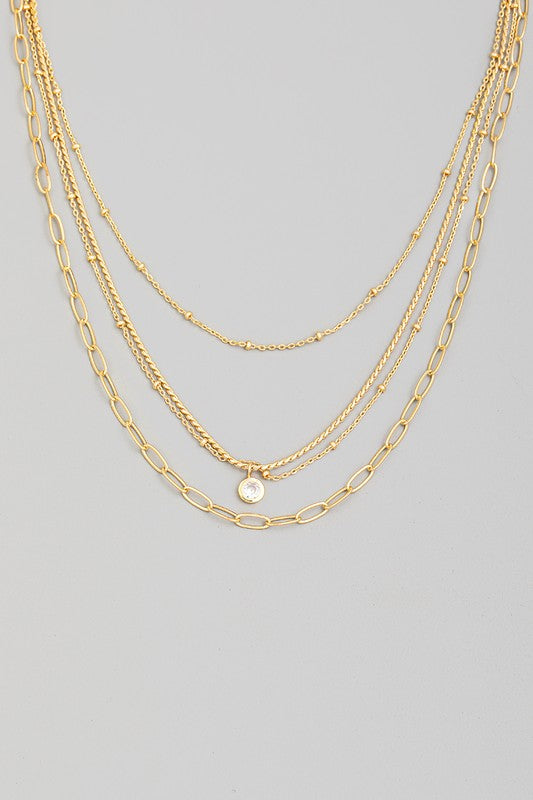 Burnett Layered Stud Necklace