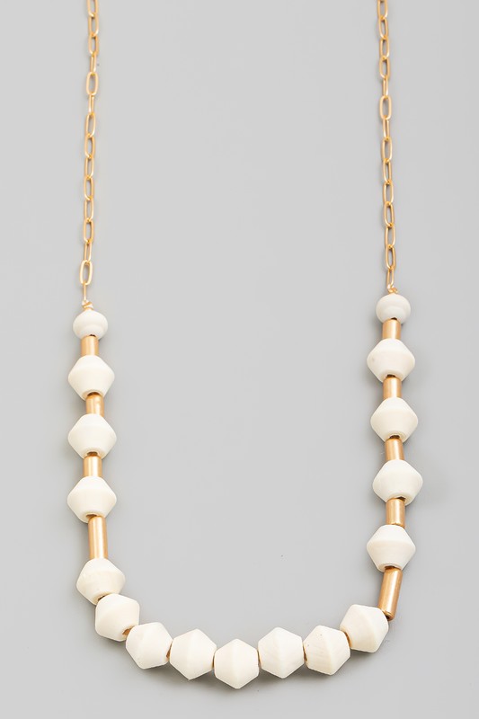 Genet Beaded Chain Necklace