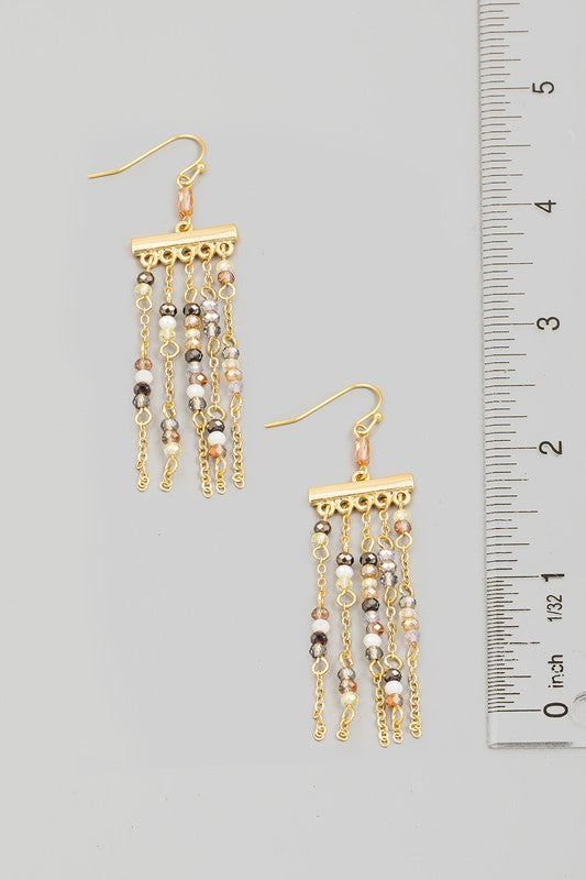 Gable Beaded Dangle Earrings (2 Colors!)