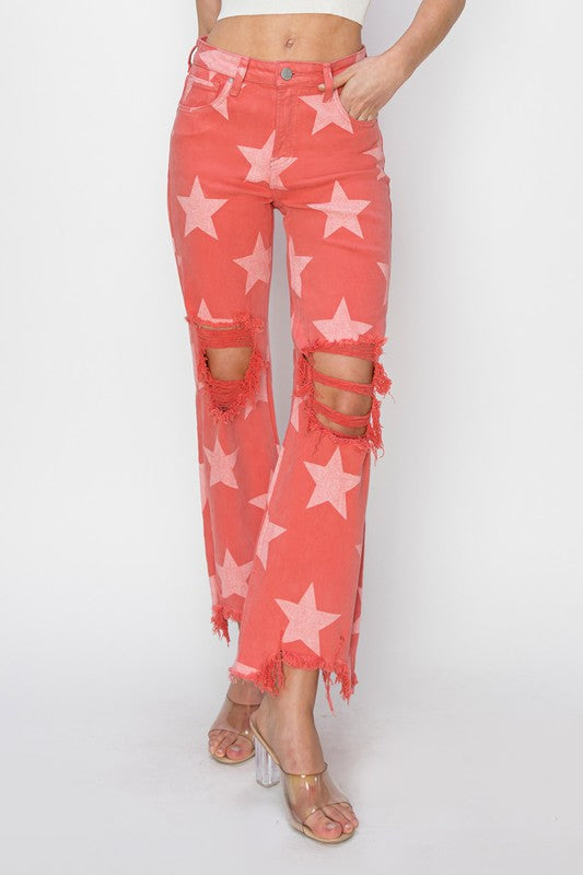 RISEN Bernice Star Printed Pants FINAL SALE