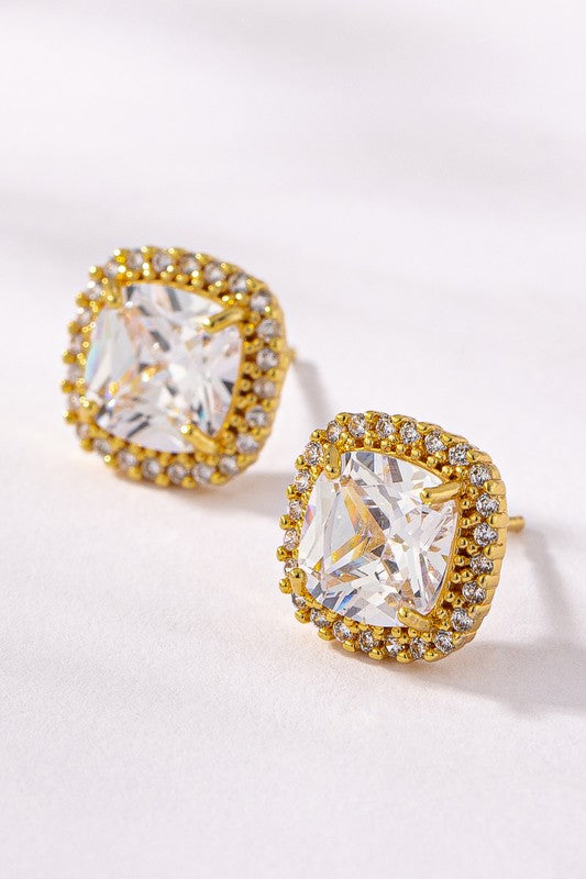 Briella Pave Stud Earrings (3 Colors!)