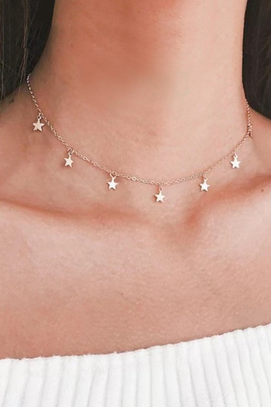 Gilda Gold Star Necklace