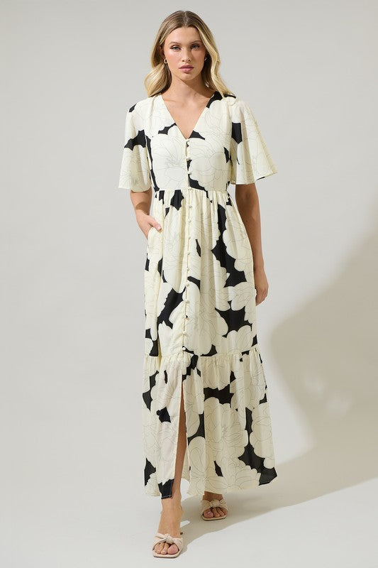 Quinsy Floral Maxi Dress