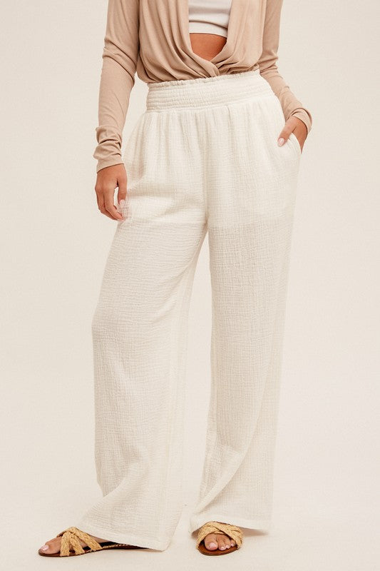 Smithe Wide Gauze Pants FINAL SALE