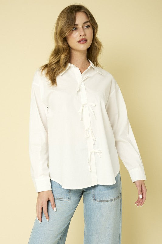 Plara Bow Shirt