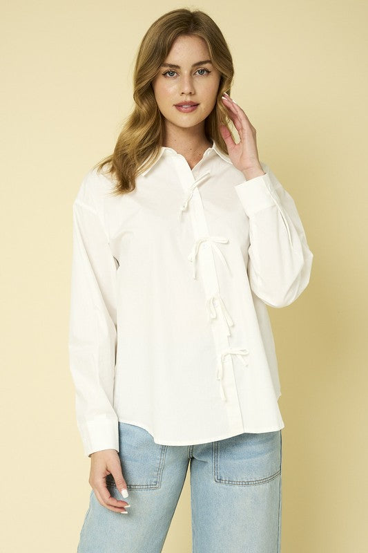 Plara Bow Shirt