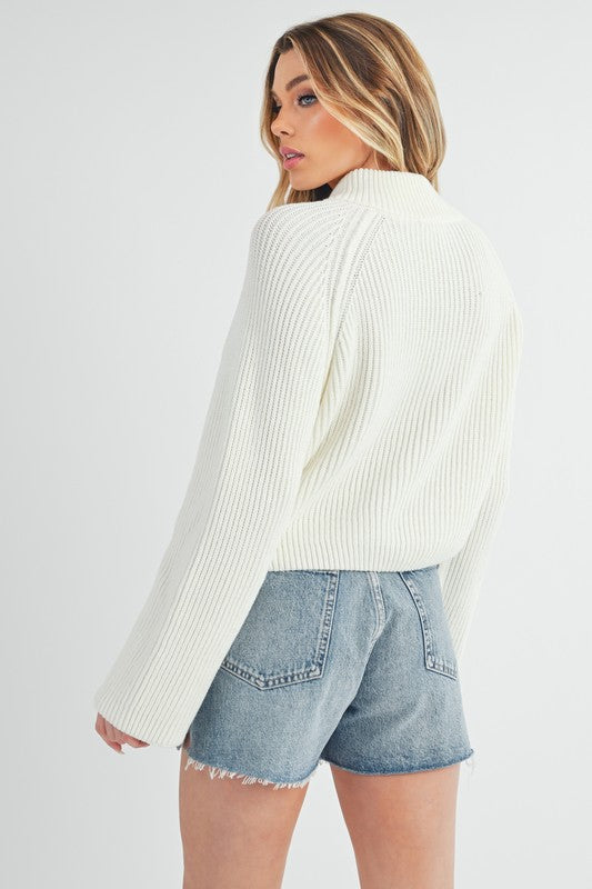 Debbie Half Zip Sweater