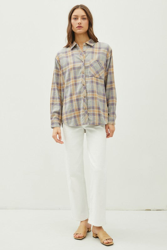 Martie Plaid Shirt FINAL SALE