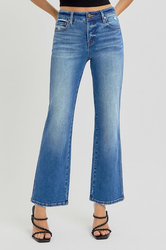 RISEN Dayton High Rise Straight Jeans