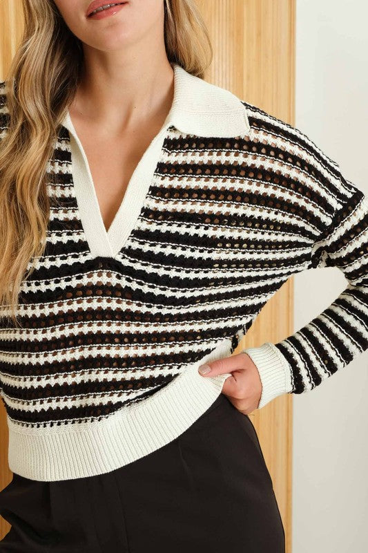 Haley Stripe Sweater