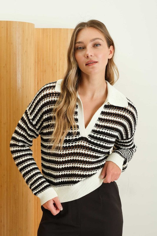 Haley Stripe Sweater