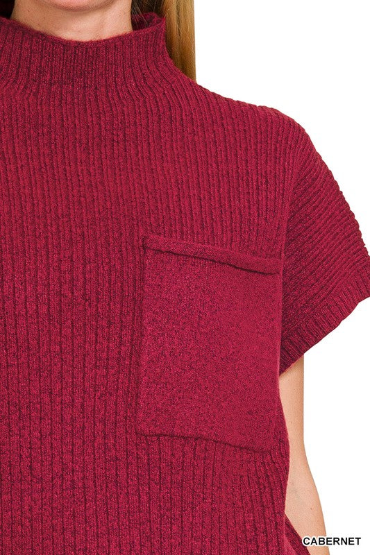 Keegan Cabernet Sweater Dress