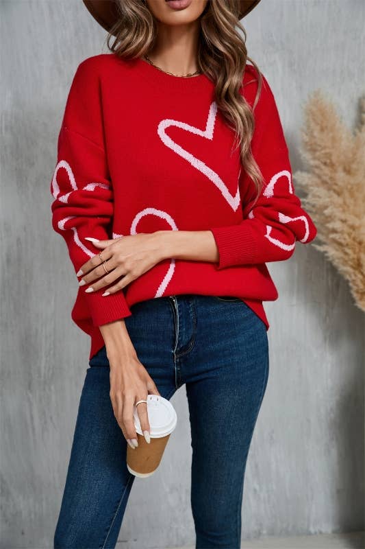 Cupid Heart Sweater