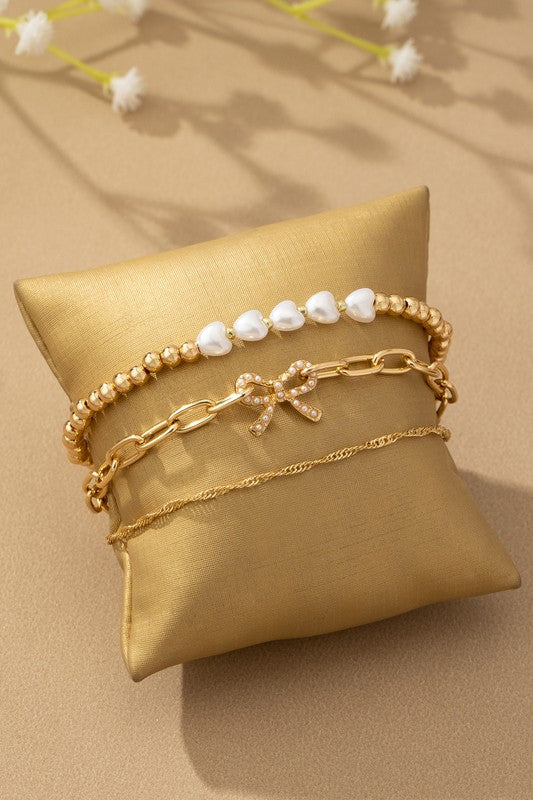 Jacey Three Row Bracelet