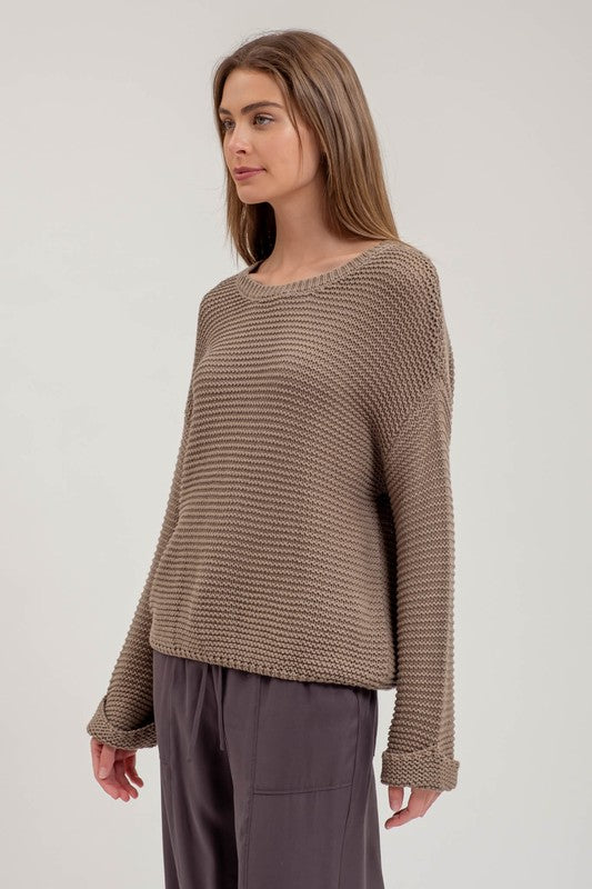 Torrence Chunky Olive Sweater