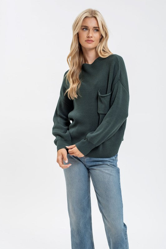 Thania Knit Pocket Sweater