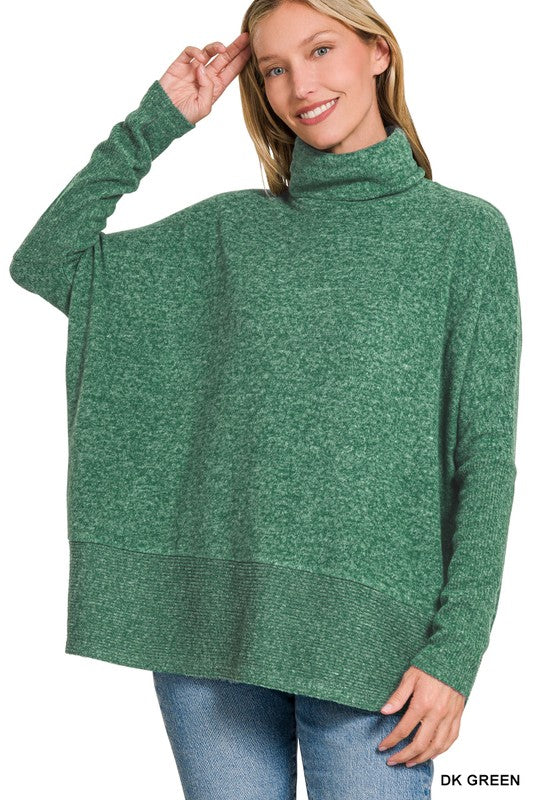 Ace Fleece Turtleneck Top