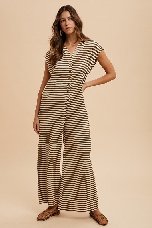 Leighton Stripe Jumpsuit