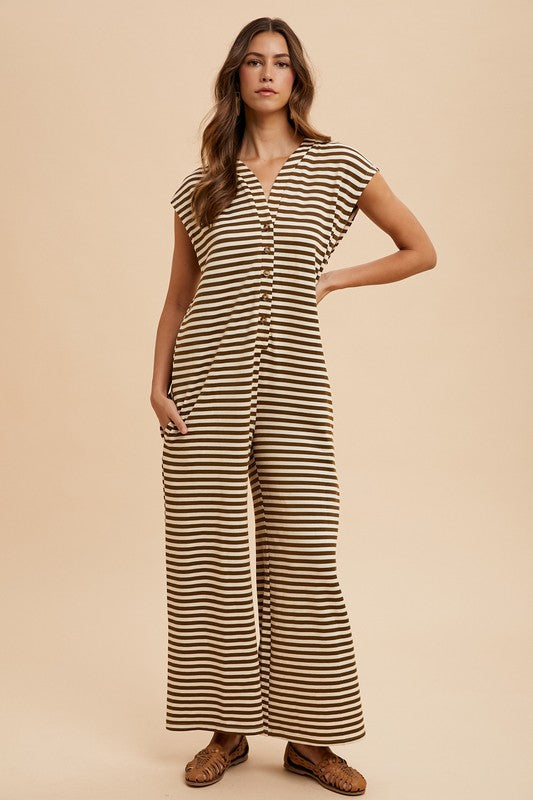 Leighton Stripe Jumpsuit