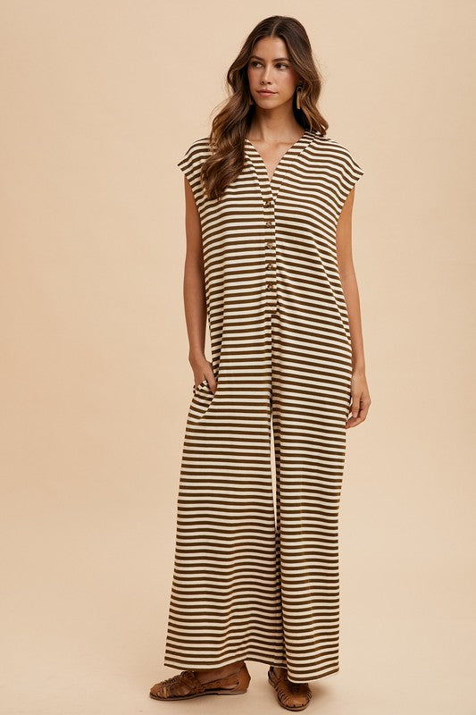 Leighton Stripe Jumpsuit