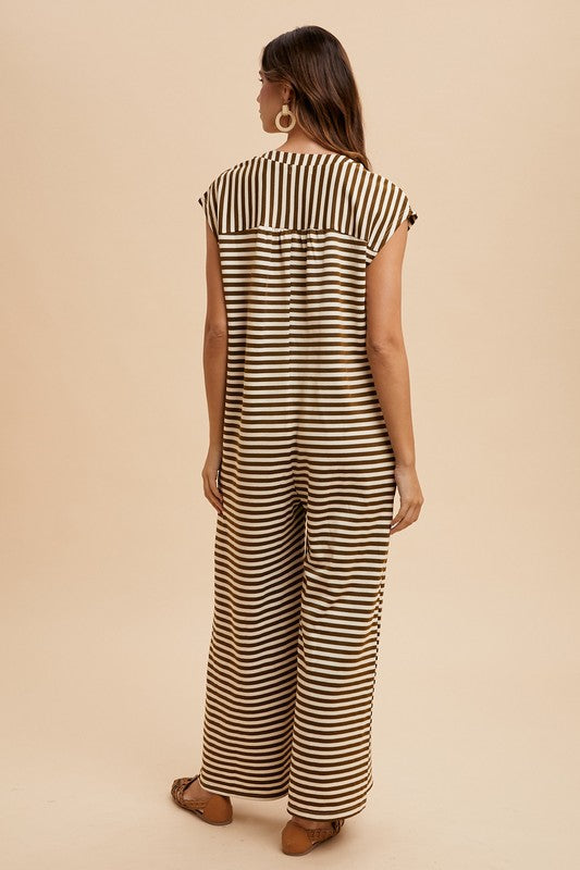 Leighton Stripe Jumpsuit