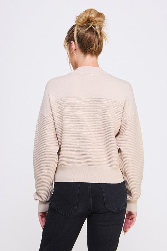 Finley Quarter Zip Sweater