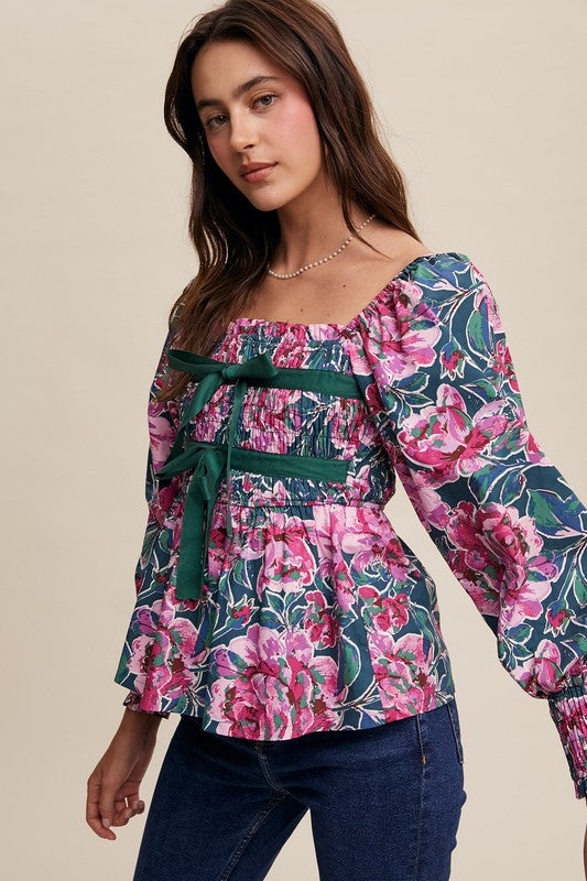 Faith Floral Blouse