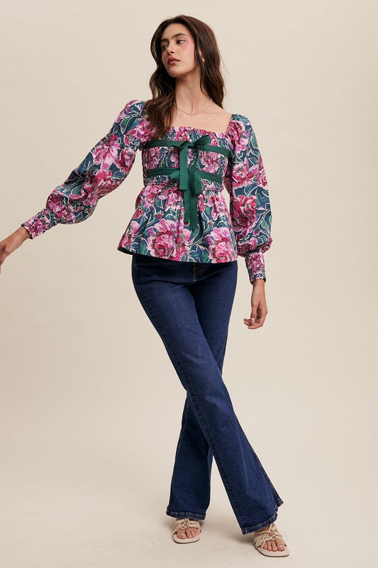 Faith Floral Blouse