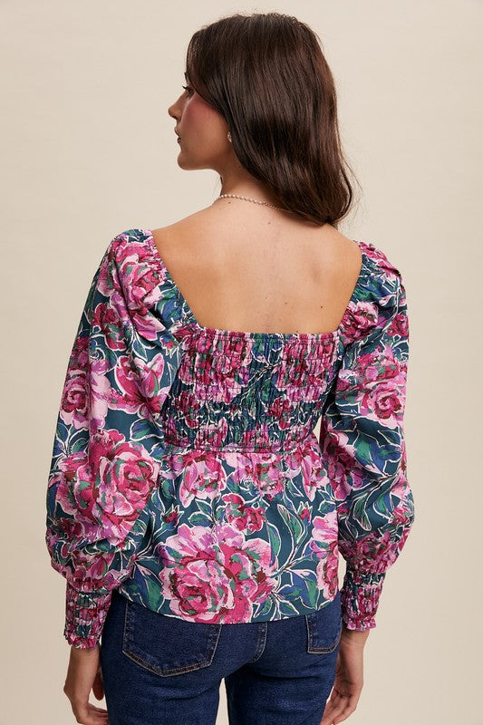 Faith Floral Blouse