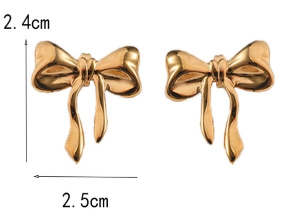 Arto Bow Stud Earrings