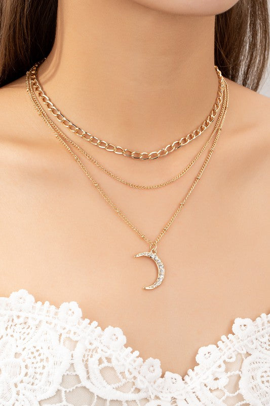 Hearth Crescent Necklace