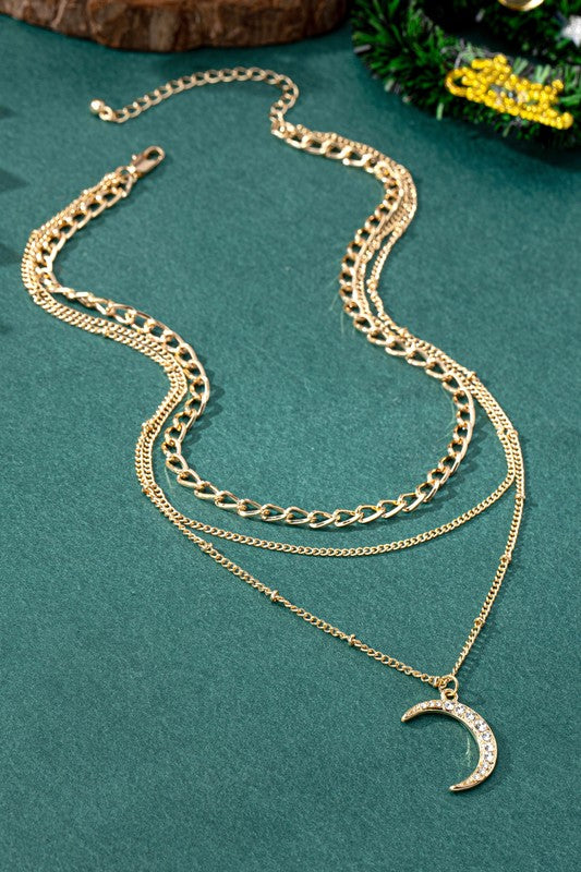 Hearth Crescent Necklace