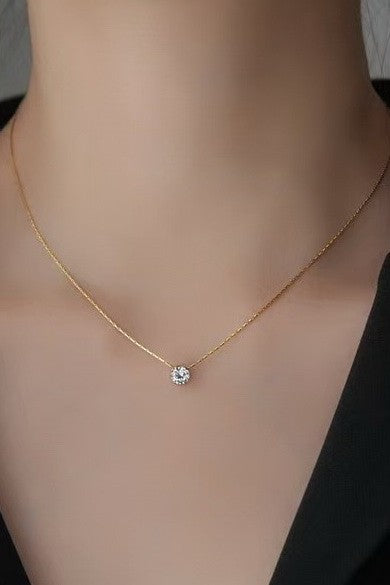 Atton Mini Rhinestone Necklace