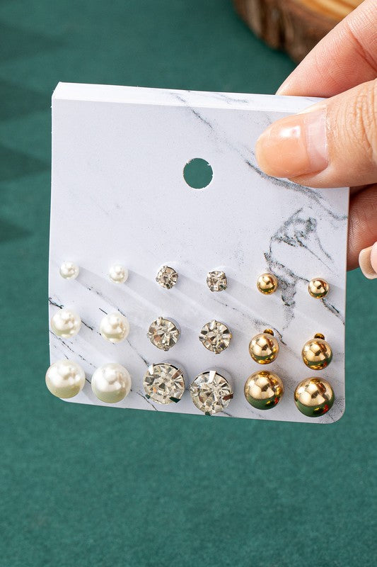 Bekka Stud Earrings Set