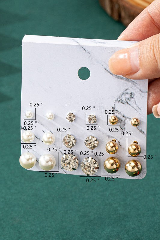 Bekka Stud Earrings Set