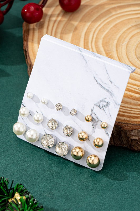 Bekka Stud Earrings Set